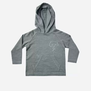 NWT! Rylee + Cru Rain Cloud Hooded Long Sleeve Tee, Size 4-5Y